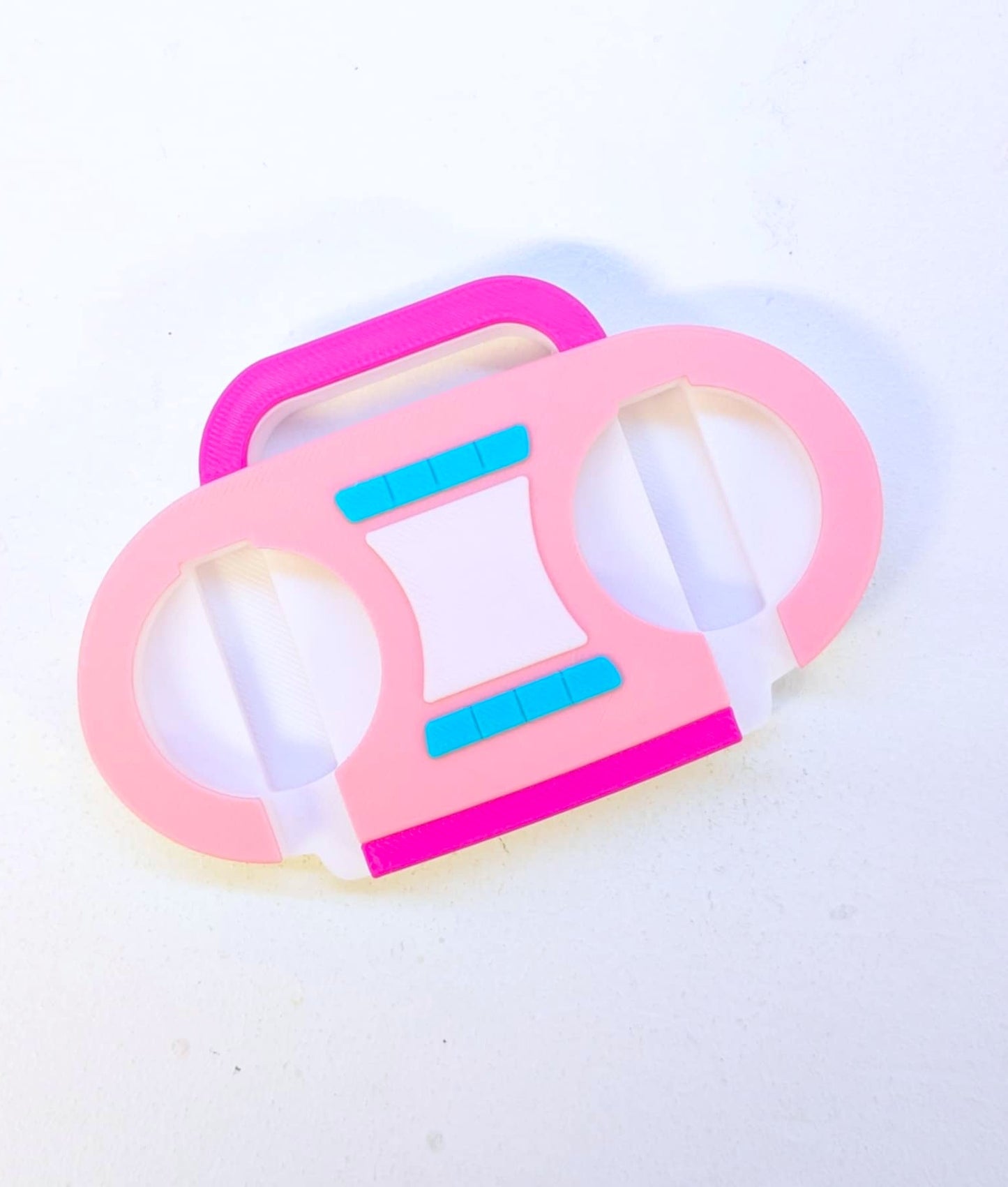 Digital Download - Retro Boombox Badge Reel Holder