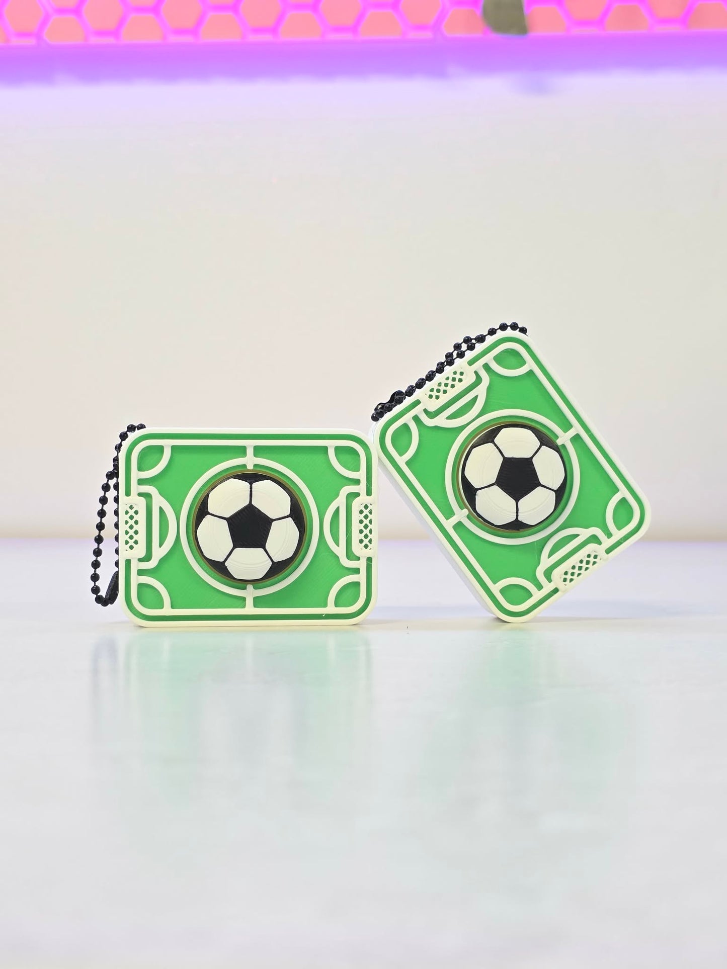 Soccer Field Fidget Clicker STL & 3MF 3D Print File - AMS (Digital Download)