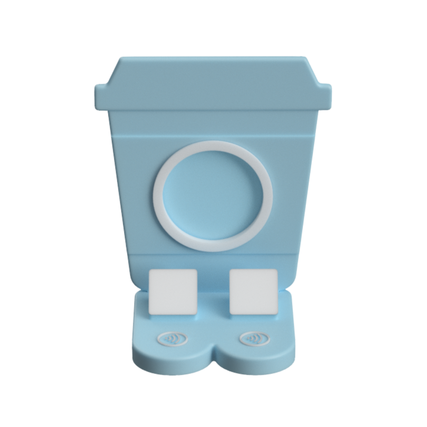 Digital Download - NFC Display Backing - Coffee Cup Circle