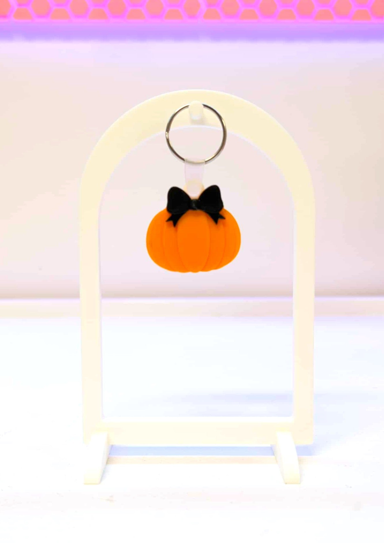 Digital Download - Bow Pumpkin NFC Keychain