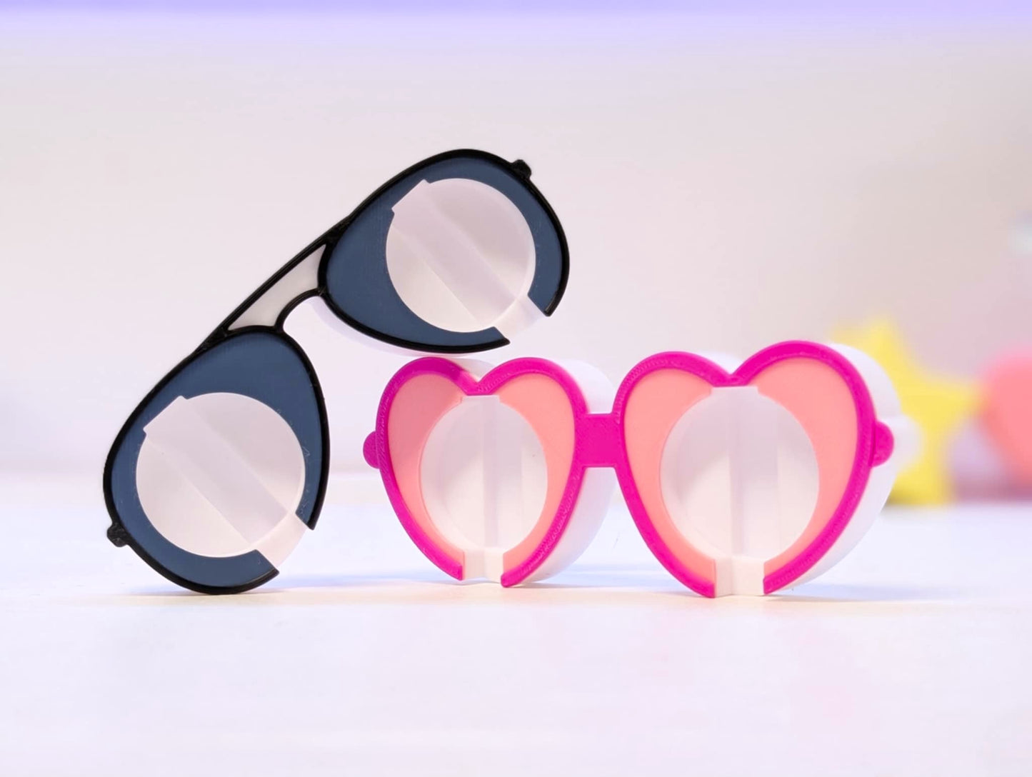 Digital Download - Heart Glasses Badge Reel Holder