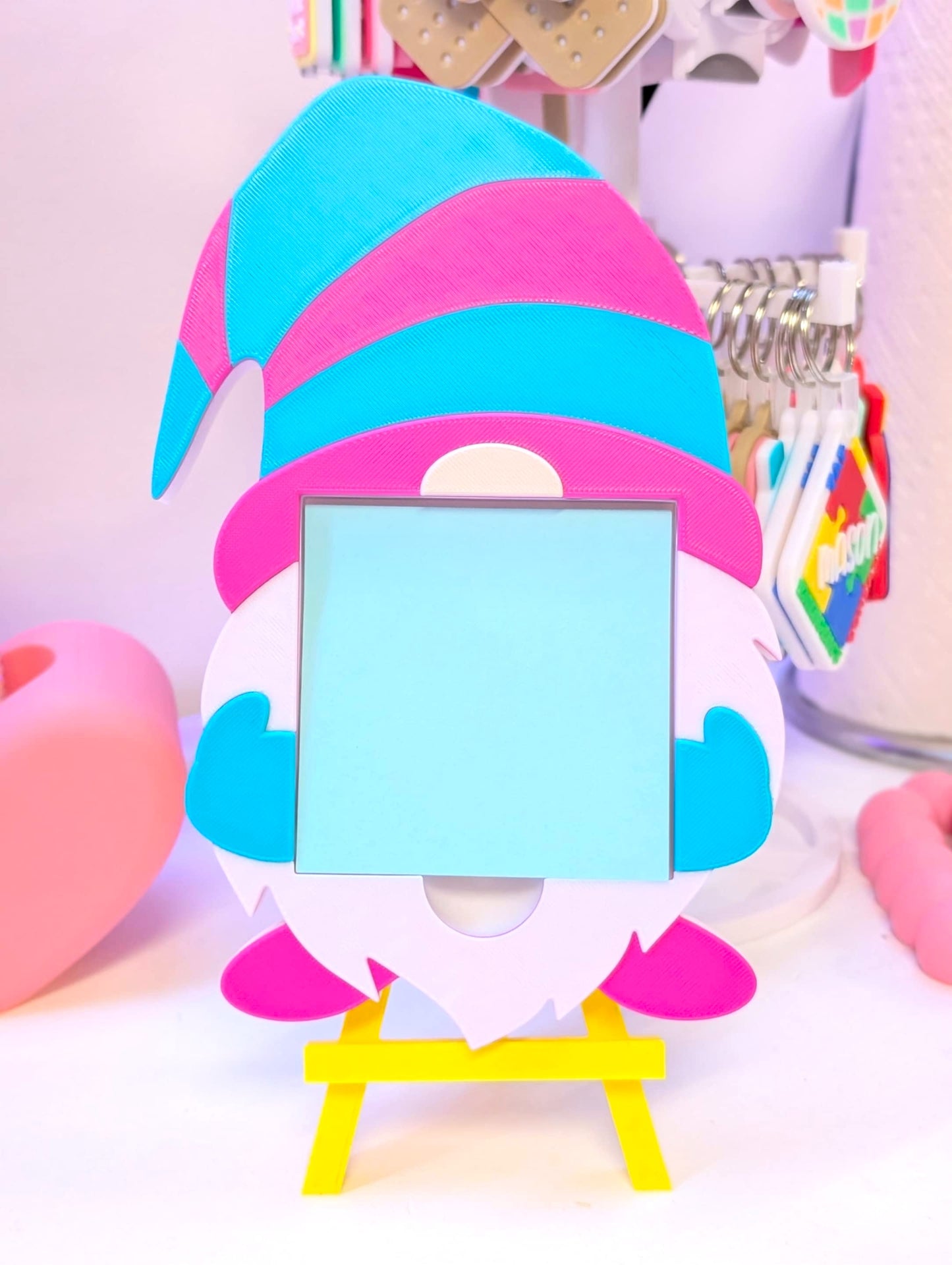 Gnome Sticky Note Holder - STL & 3MF - Digital Download