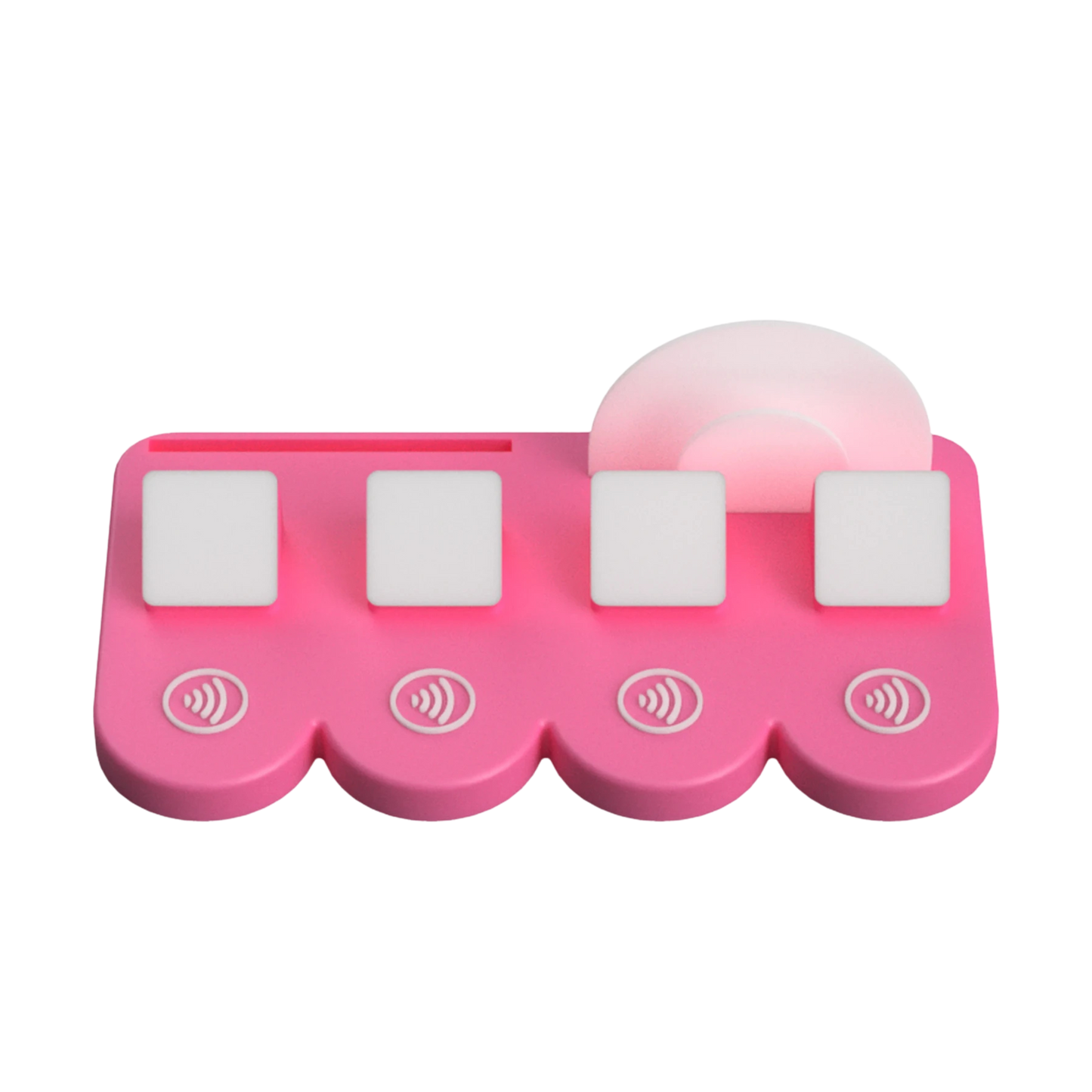 4 Icon Business Card Holder - NFC Display Base