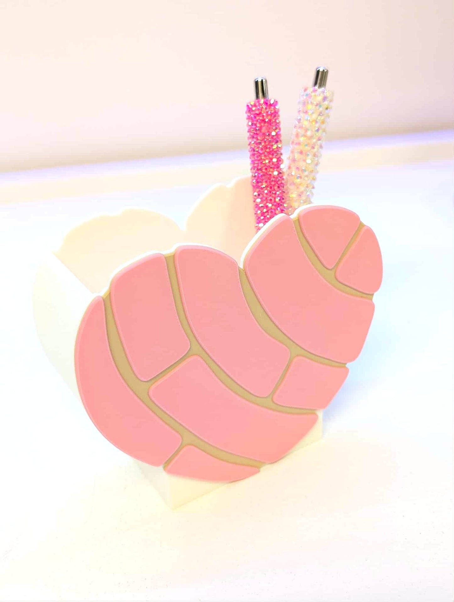 Digital Download - Concha Heart Pen Holder STL & 3MF File
