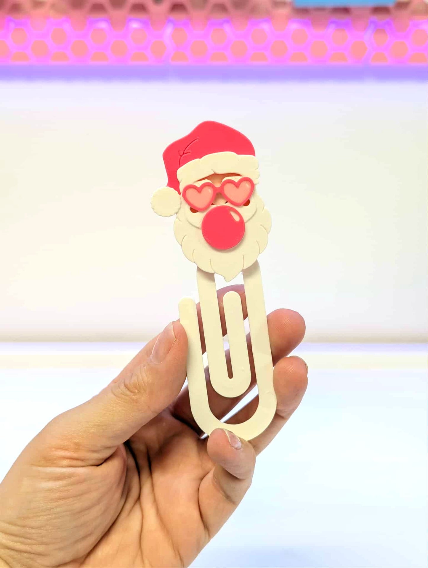 Sassy Santa Paper Clip 3D Print File (STL & 3MF Digital Download)