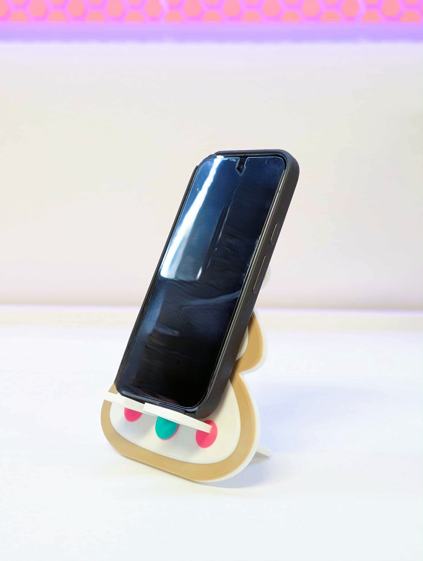 Christmas Cookie Tree Phone Holder 3D Print File: Holiday Desk Decor (STL/3MF Digital Download)