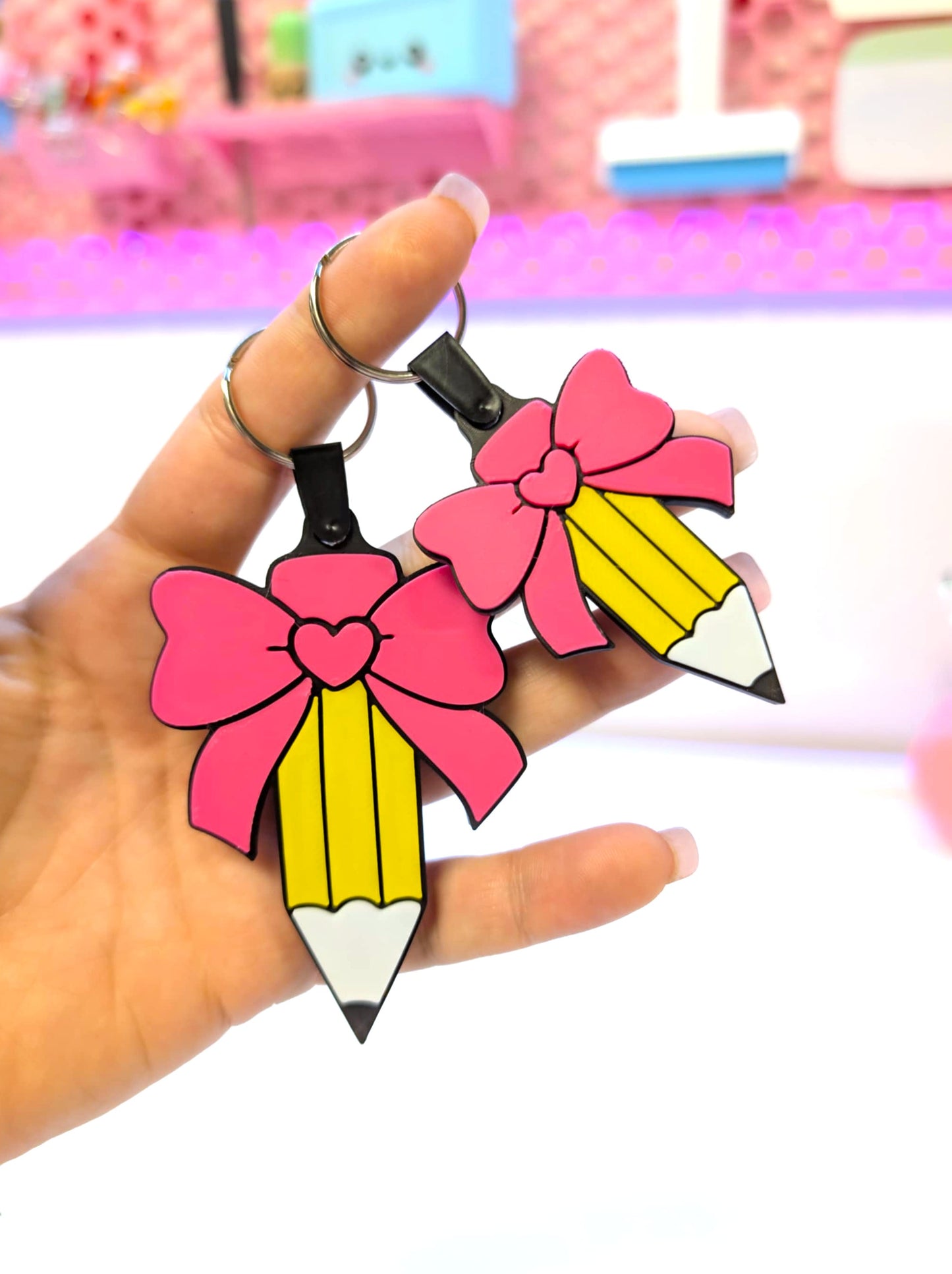 Digital Download - Pencil Bow NFC Keychain