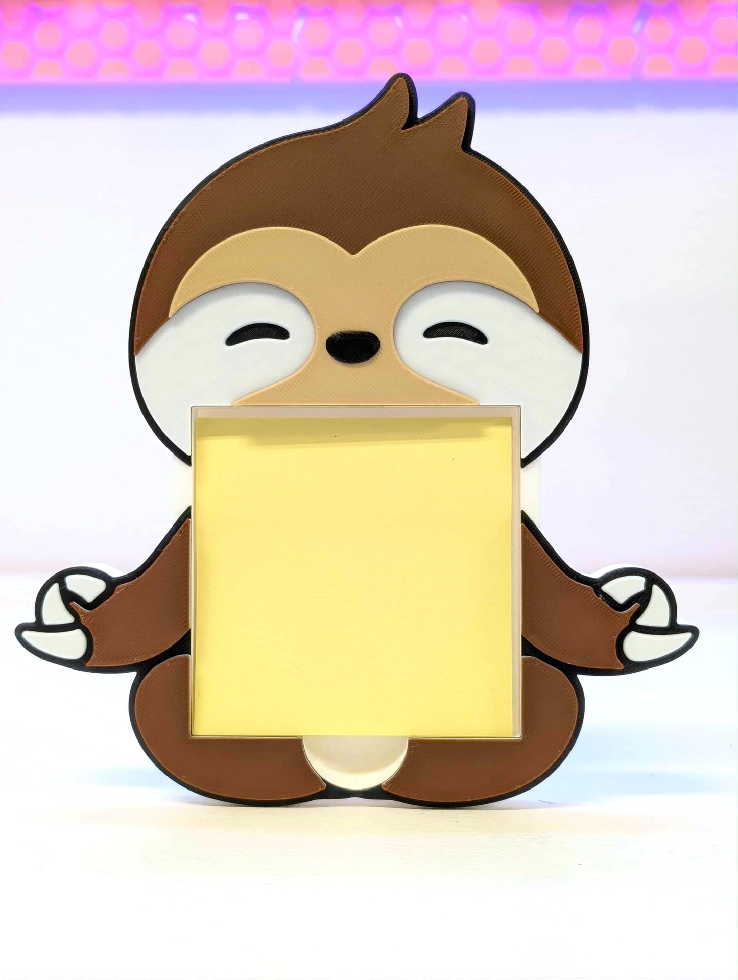 Sloth Sticky Note Holder - STL & 3MF - Digital Download
