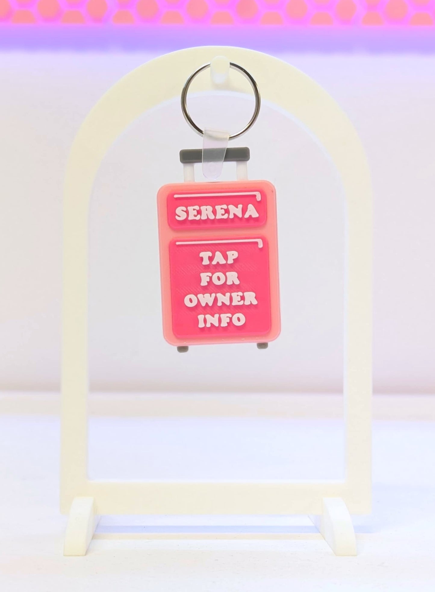 Digital Download - Luggage NFC Bag Tag - Editable Text Tap To Contact