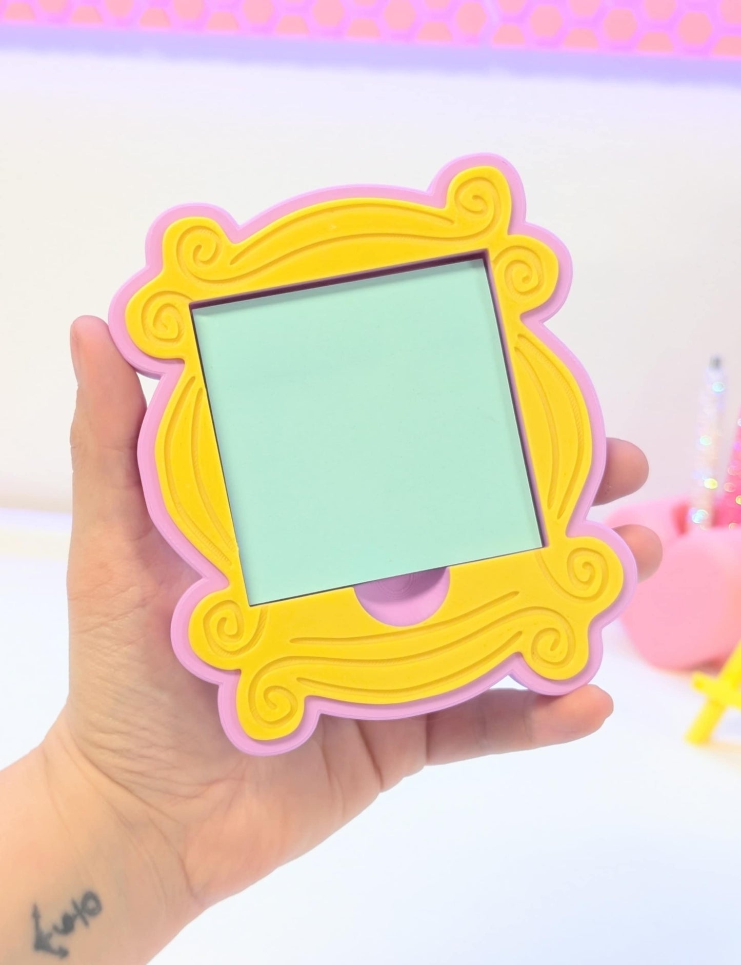 Vintage Frame Sticky Note Holder - STL & 3MF - Digital Download