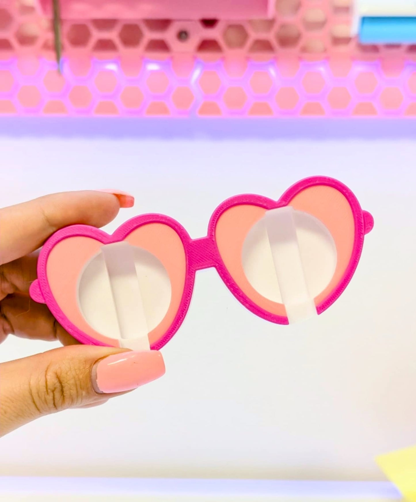 Digital Download - Heart Glasses Badge Reel Holder