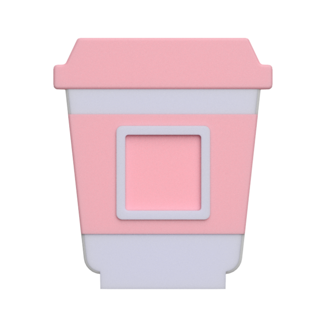 Digital Download - NFC Display Backing - Coffee Cup Square