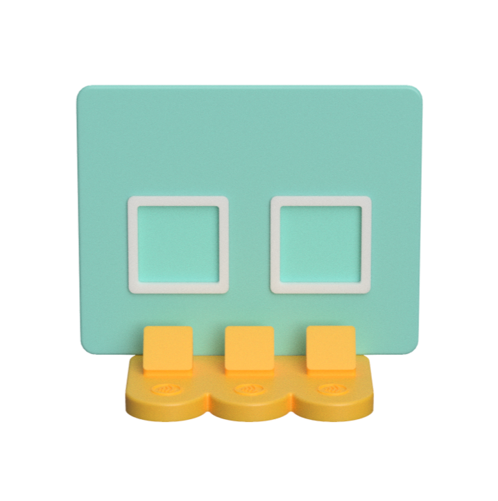 Digital Download - NFC Display Backing - Dual Square Backing