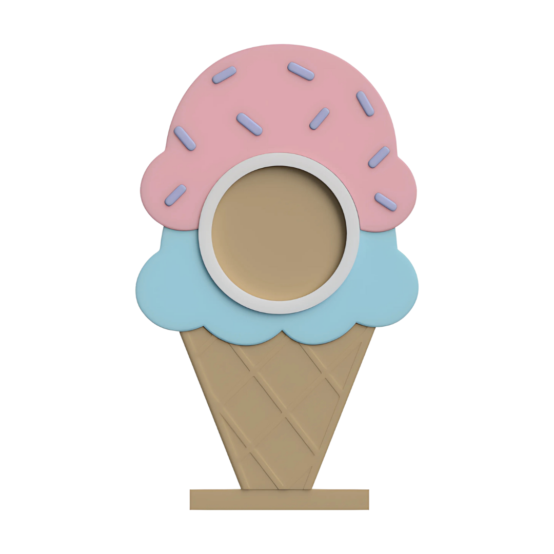 Digital Download - NFC Display Backing - Ice Cream Cone Backing