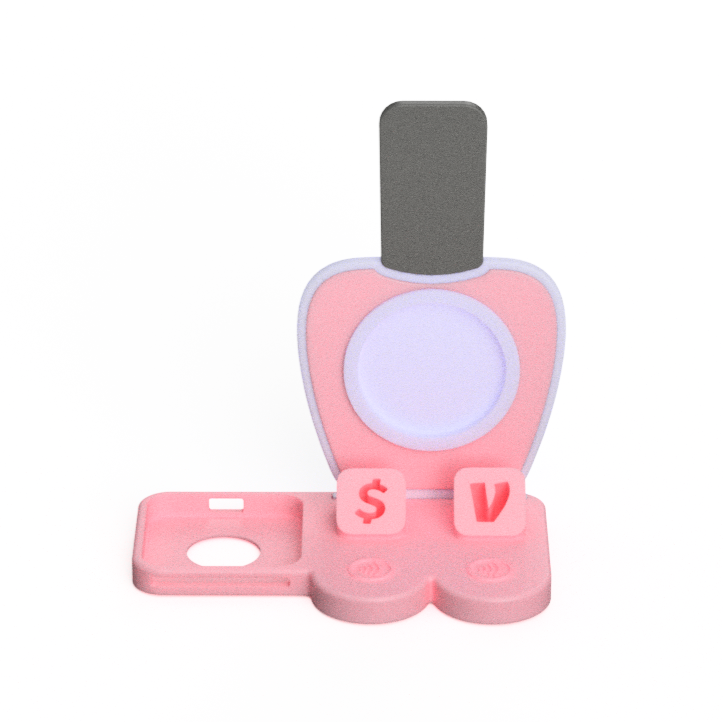 Digital Download - NFC Display Backing - Small Polish Bottle with Circle