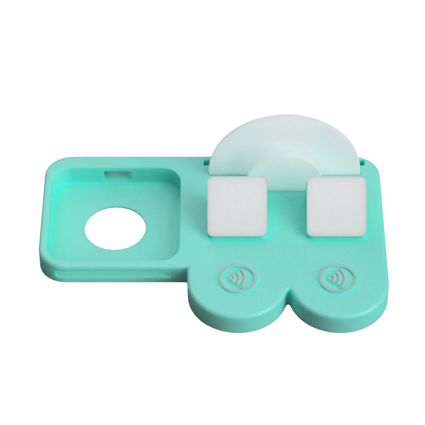 Square Reader + Business Card Holder + 2 Icon - NFC Display Base