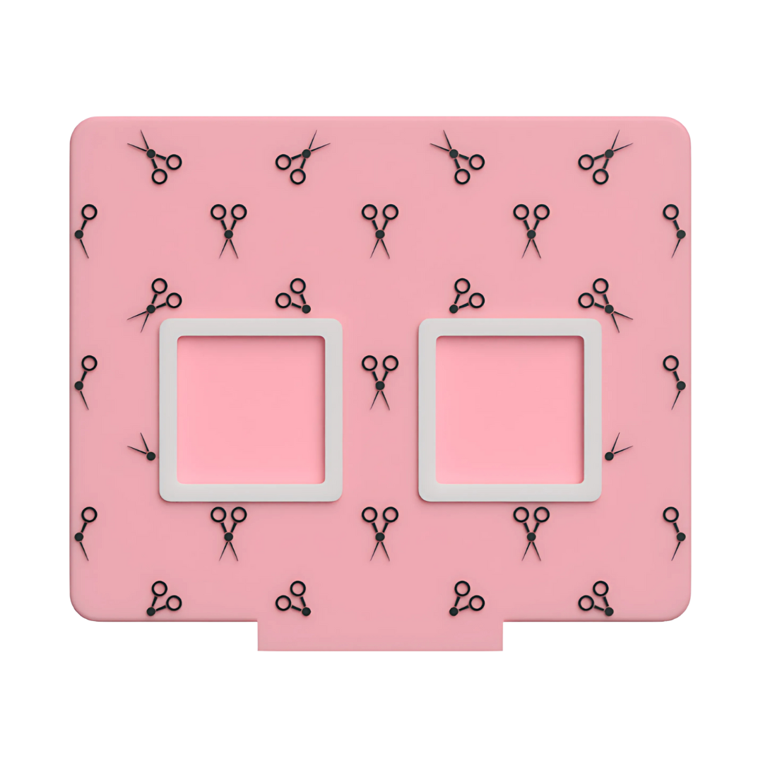 Digital Download - NFC Display Backing - Scissors Dual Square Backing