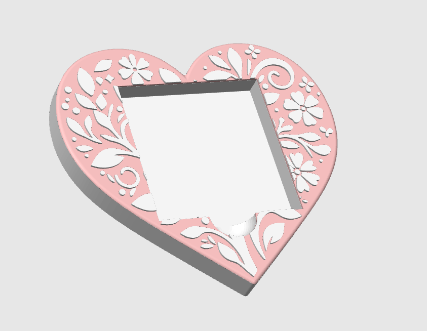 Heart Motif 3D Print File Bundle | Pen Holder, Sticky Note Holders, Straw Toppers, Paper Clip | STL & 3MF Digital Download