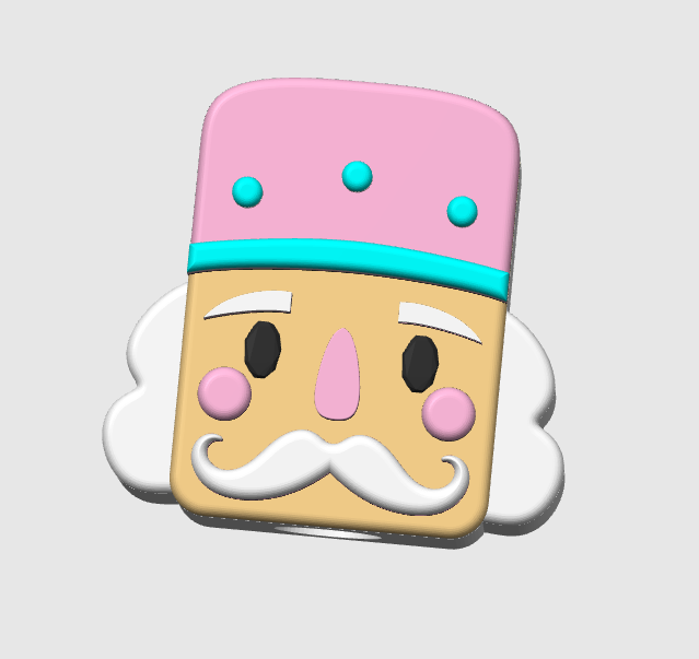 Nutcracker Straw Topper 3D Print File (STL & 3MF Digital Download) 8mm + 10mm Sizes