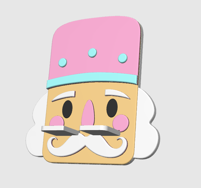 Nutcracker Phone Holder 3D Print File: Holiday Desk Decor (STL/3MF Digital Download)