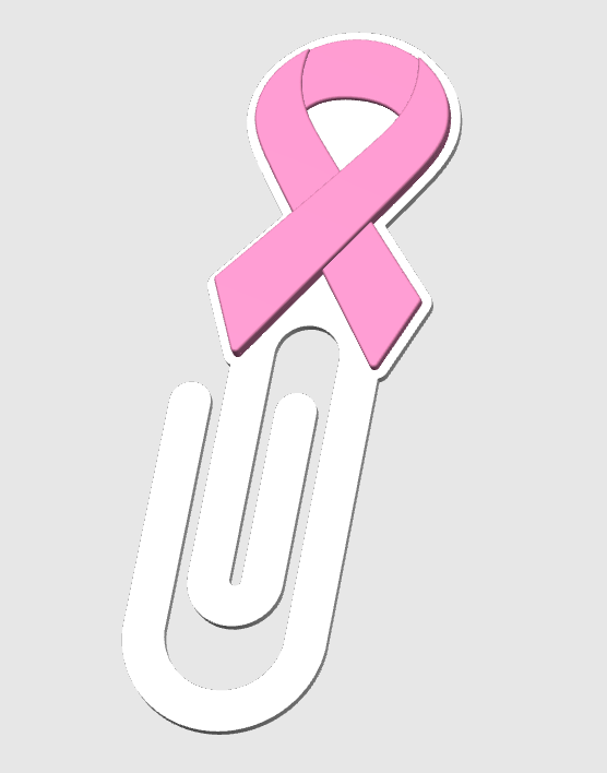 Ribbon Paper Clip 3D Print File (STL & 3MF Digital Download)
