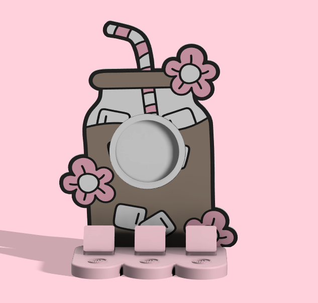 Digital Download - NFC Display Backing - Glass Can Backing - Circle