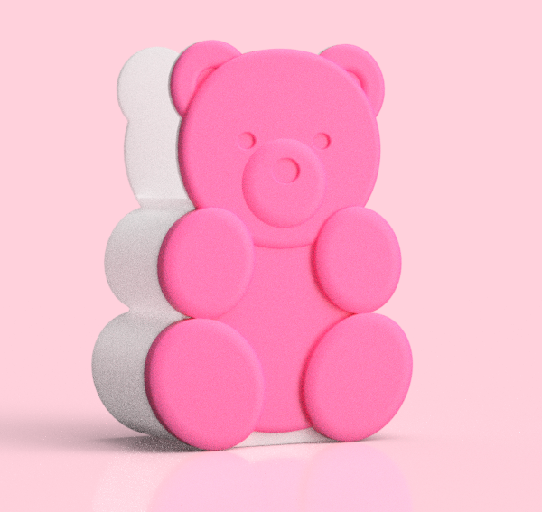 Gummy Bear Pen Holder: 3D Print STL & 3MF File (Digital Download)