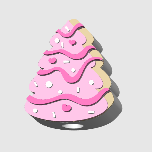 Christmas Tree Cake Straw Topper 3D Print File (STL & 3MF) 8mm + 10mm Sizes