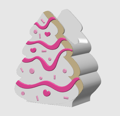 Christmas Tree Cake Soap Holder: 3D Print STL & 3MF File (Digital Download)