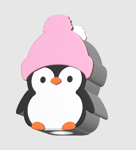 Cute Penguin Soap Holder: 3D Print STL & 3MF File (Digital Download)