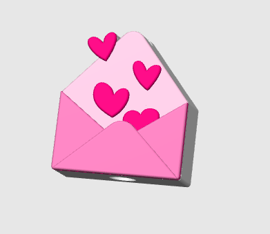 Love Letter Straw Topper 3D Print File (STL & 3MF Digital Download) 8mm + 10mm Sizes