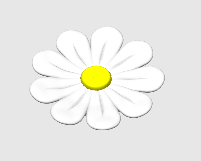 Daisy Lid Topper: 3D Print STL & 3MF File Cup Toppers (Digital Download)