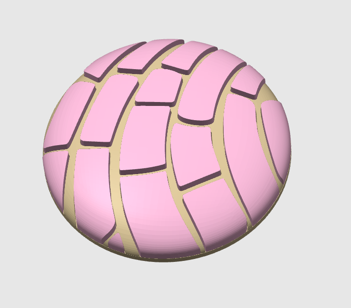 Concha Lid Topper 3D Print File: Pan Dulce Glass Can STL & 3MF (Digital Download)