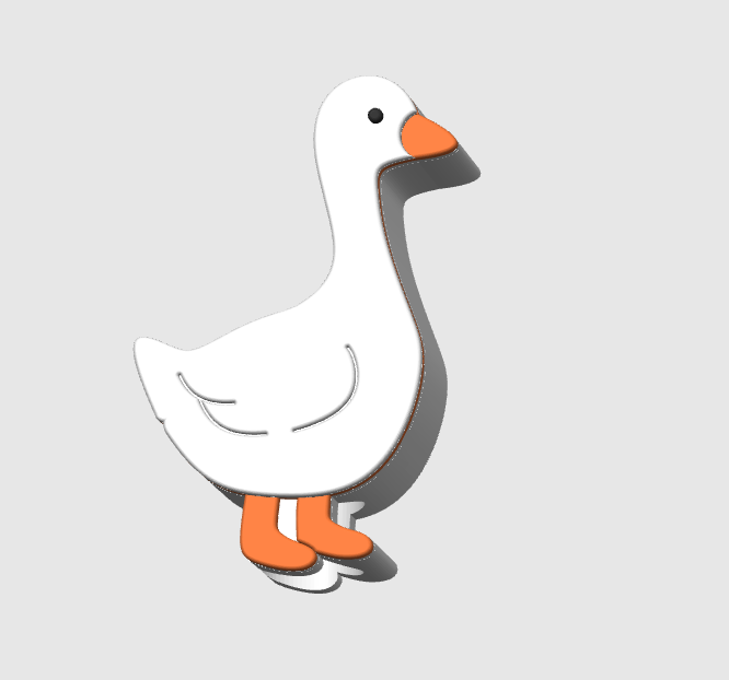 Goose Straw Topper 3D Print File (STL & 3MF Digital Download) 8mm + 10mm Sizes