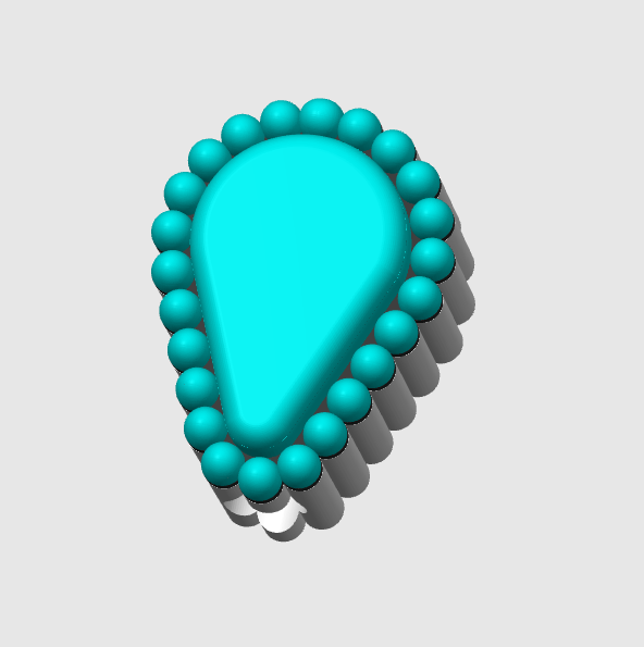 Turquoise Straw Topper 3D Print File (STL & 3MF Digital Download) 8mm + 10mm Sizes