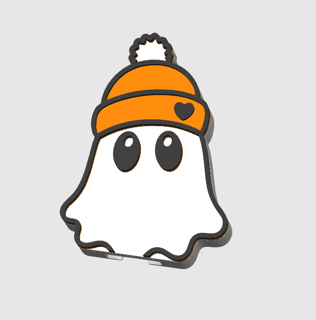 Cute Fall Ghost Can Opener Keychain 3D Print File (STL + 3MF Digital Download) (Copy)