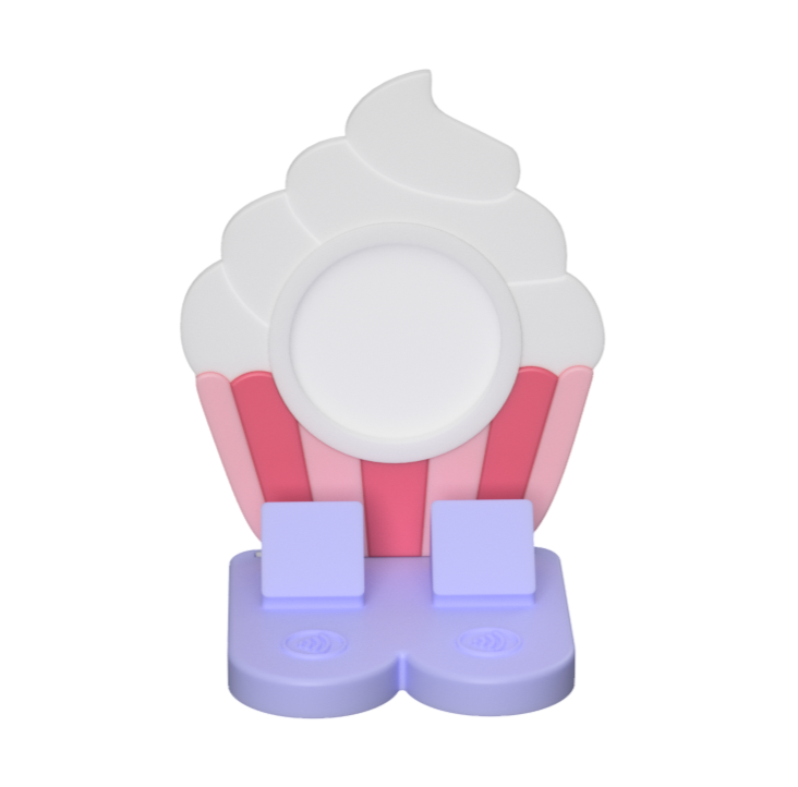 Digital Download - NFC Display Backing - Small Cupcake Backing - Circle
