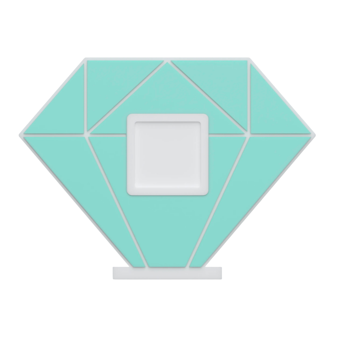 Digital Download - NFC Display Backing - Diamond Backing - Square