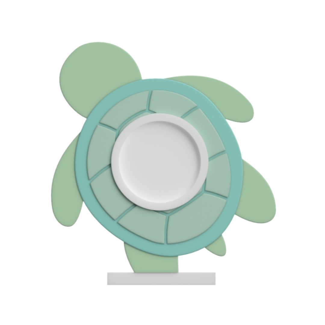 Digital Download - NFC Display Backing - Turtle Backing - Circle