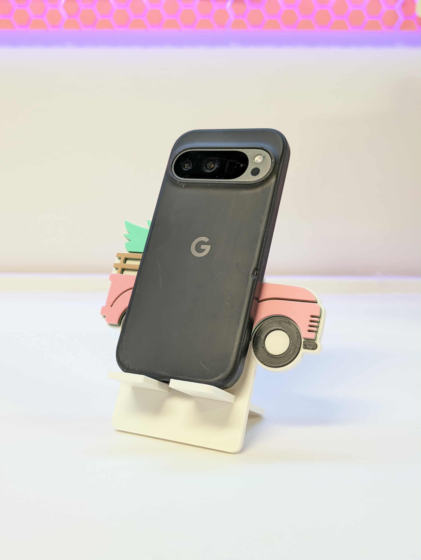 Farm Truck Phone Holder 3D Print File: Fun Desk Decor (STL/3MF Digital Download)