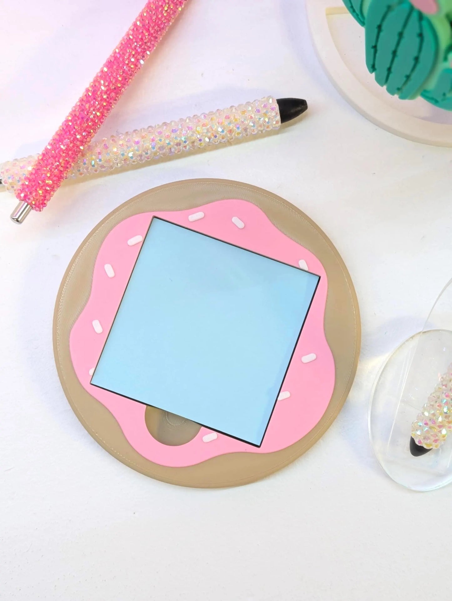 Donut Sticky Note Holder - STL & 3MF - Digital Download