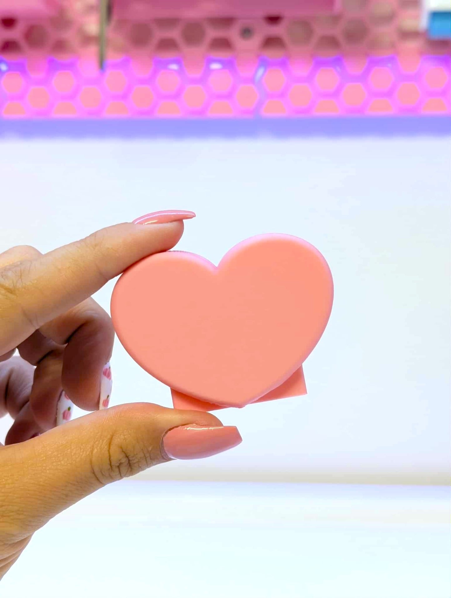 Heart Paper Clip Holder/Display 3D Print File (STL & 3MF Digital Download)