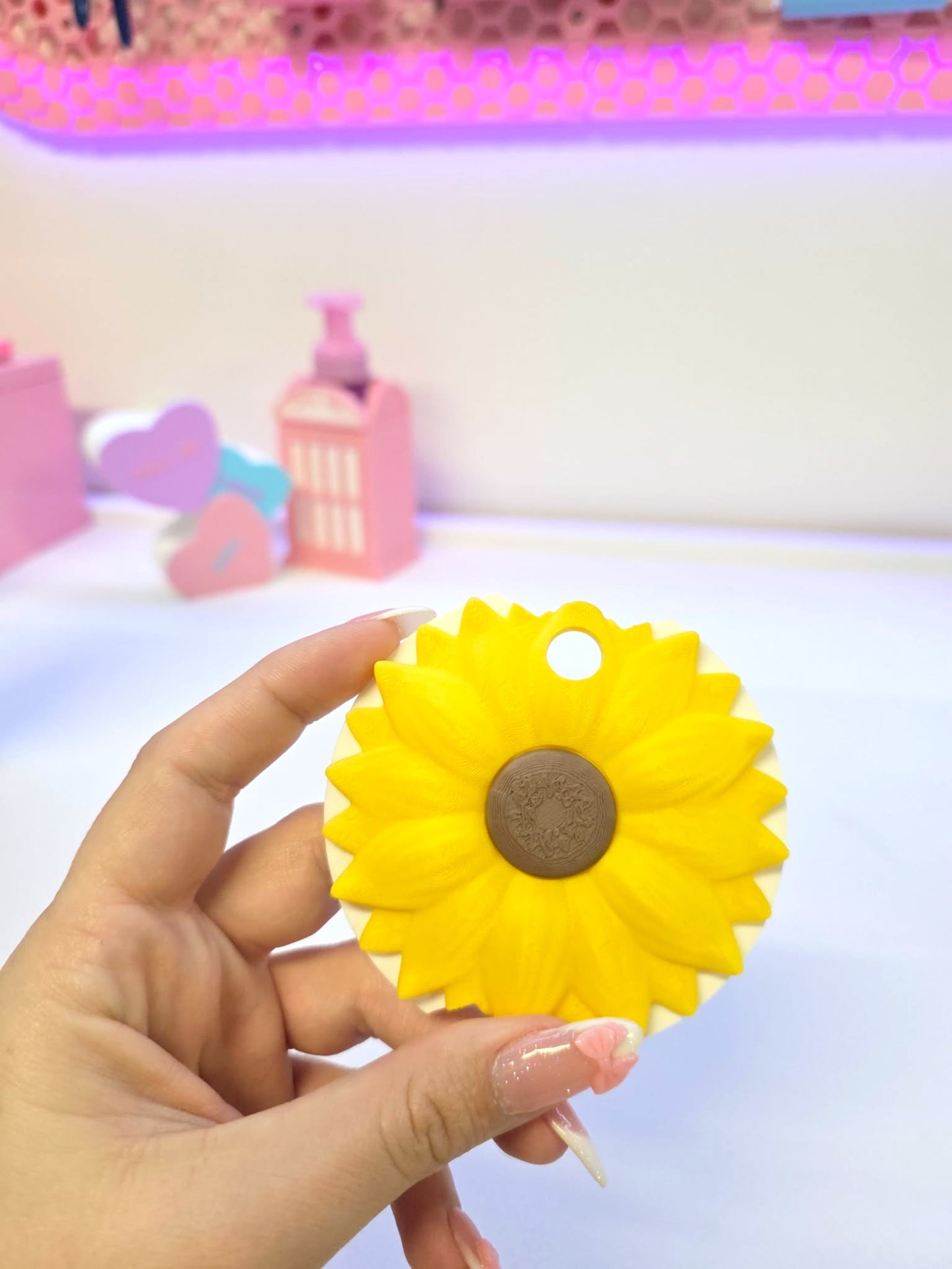 40oz Sunflower Tumbler Topper: 3D Print STL & 3MF File Lid Toppers (Digital Download)