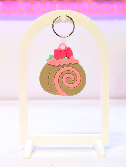 Digital Download - Strawberry Cinnamon Roll NFC Keychain