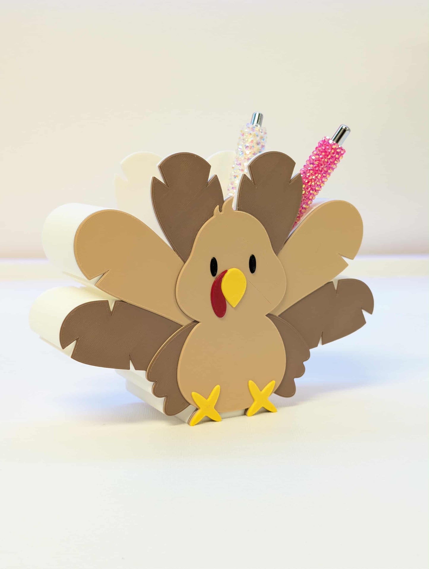 Turkey Pen Holder: 3D Print STL & 3MF File (Digital Download)