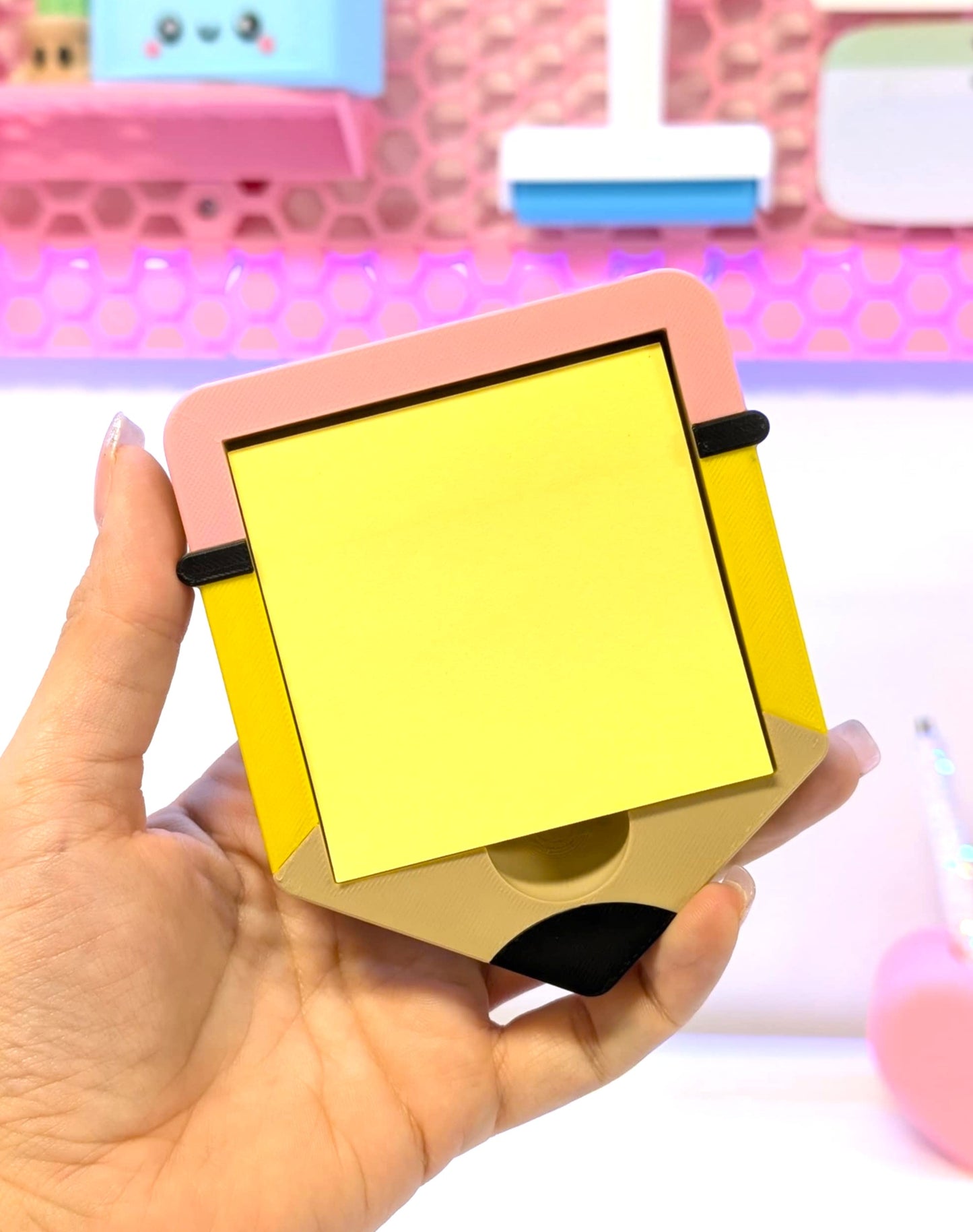 Pencil Sticky Note Holder - STL & 3MF - Digital Download