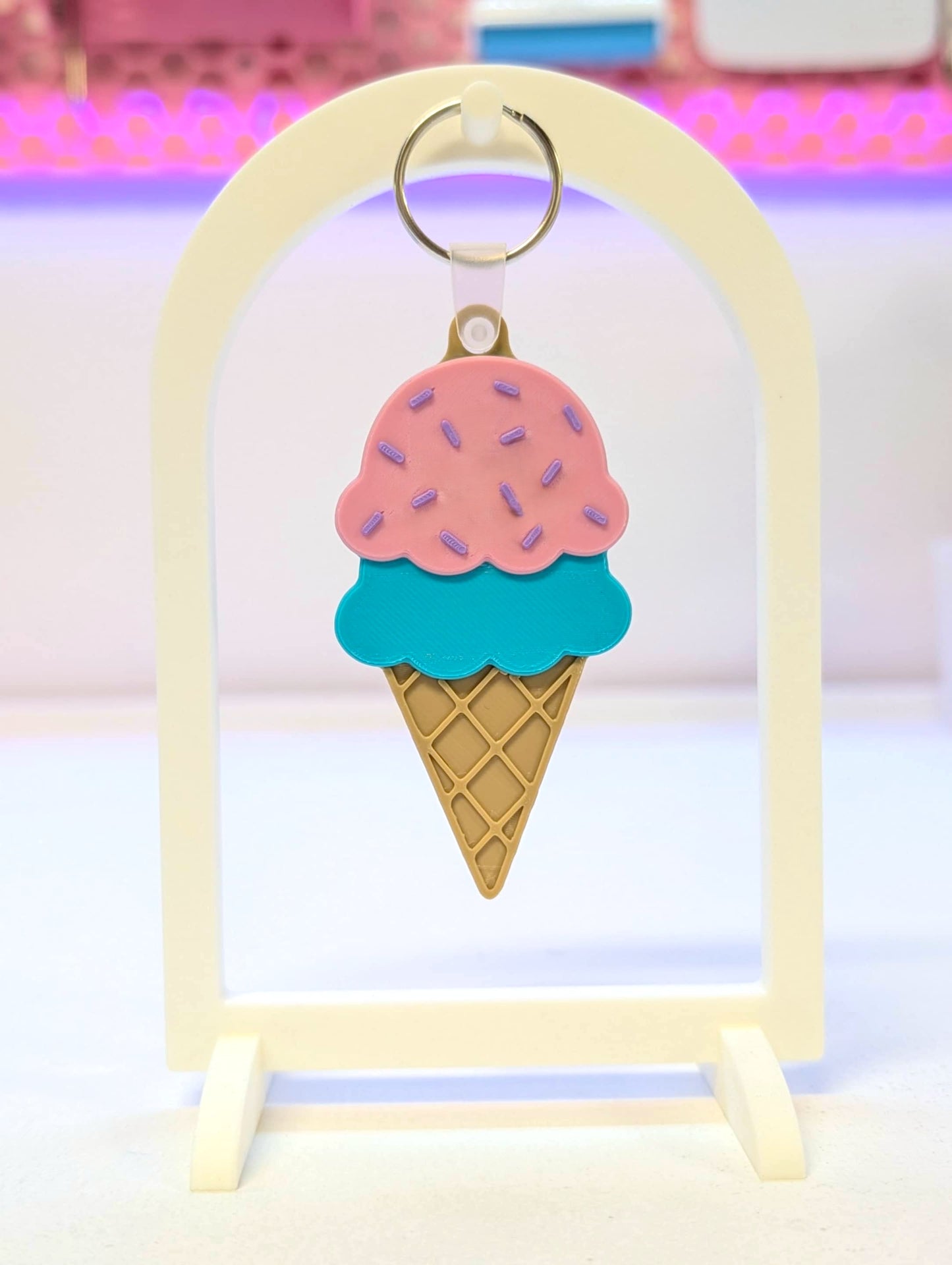 Digital Download - Ice Cream Cone NFC Keychain
