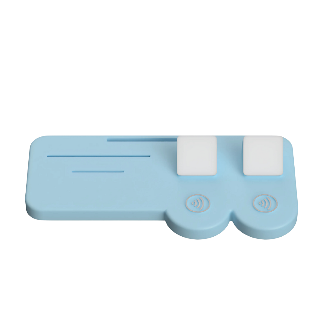 Business Card Holder + 2 Icon - NFC Display Base