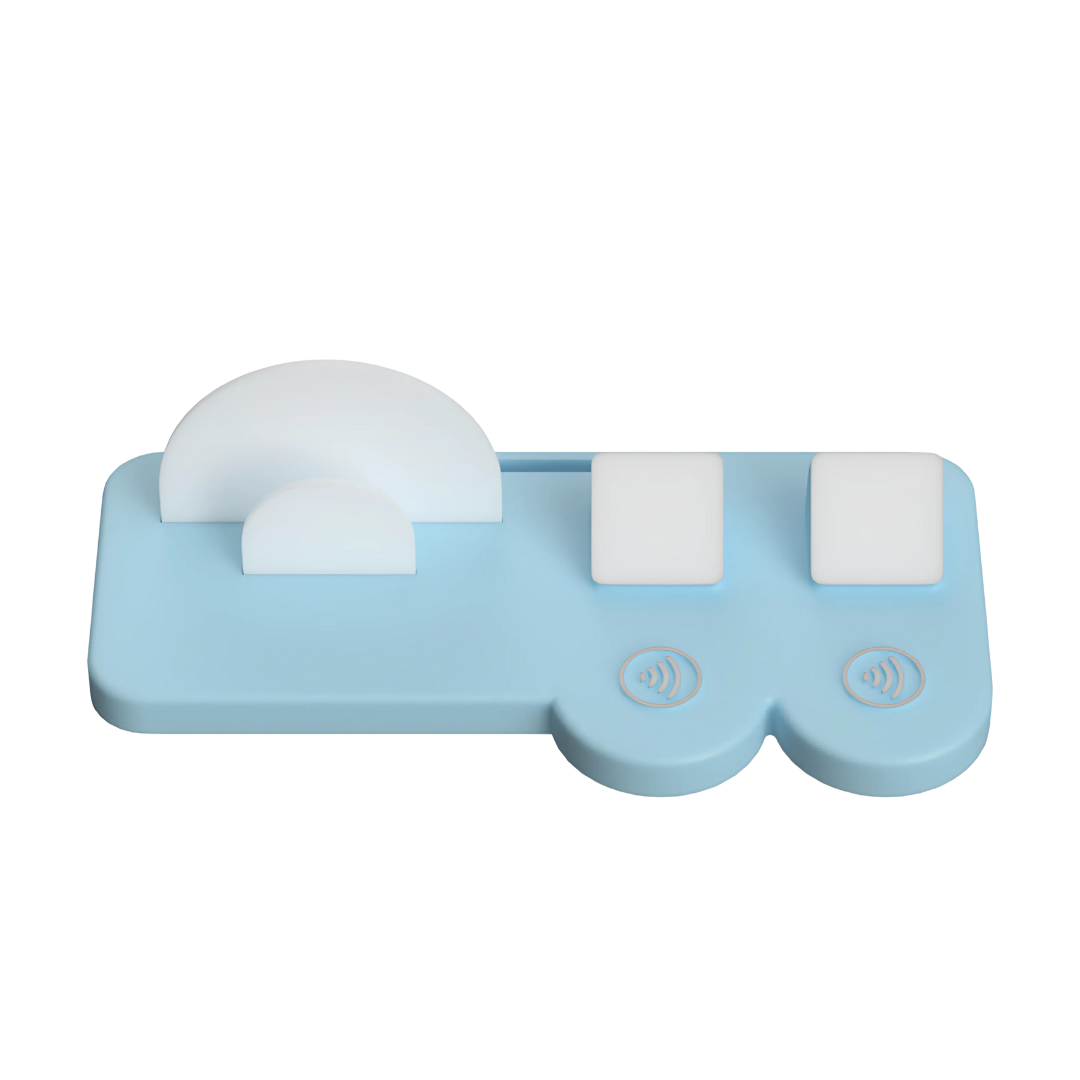 Business Card Holder + 2 Icon - NFC Display Base