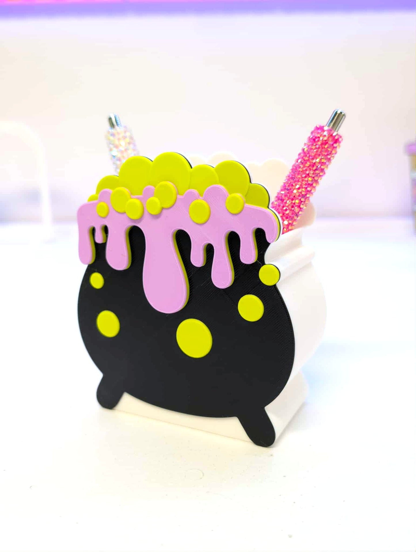 Digital Download - Cauldron Pen Holder STL & 3MF File